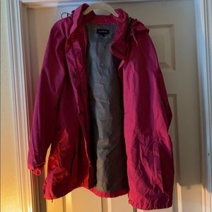 Plus size rain jacket